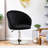 22" Wide Upholstered Swivel Barrel Chair, Velvet Accent Chair for Living Room, Bedroom-218480542