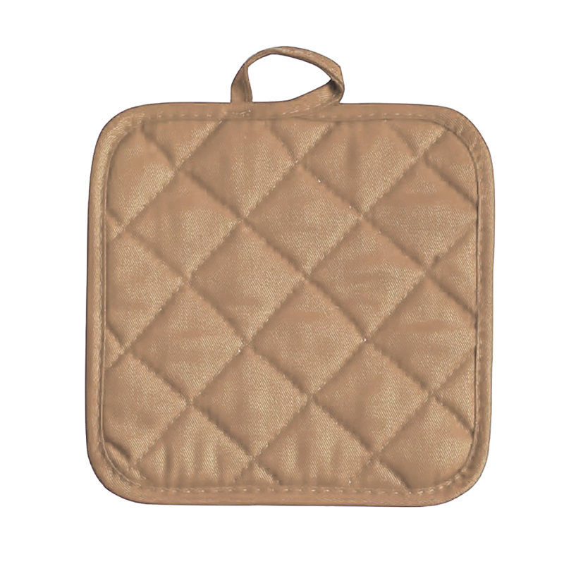 Home Mart Goods Polyester Potholder Set, Beige
