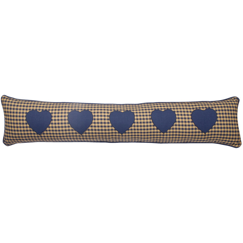 Johnnie Fabric Draught Excluder, Red/Tea