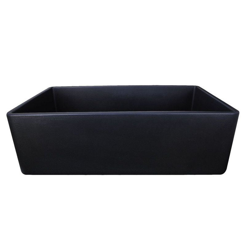 Vineyard 33'' L Single Basin Kitchen Sink, Matte Black