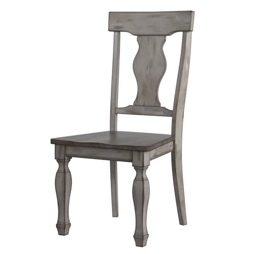 Upholstered King Louis Back Arm Chair (Set of 2) One Allium Way Frame Color: Gray, Upholstery Color: Gray