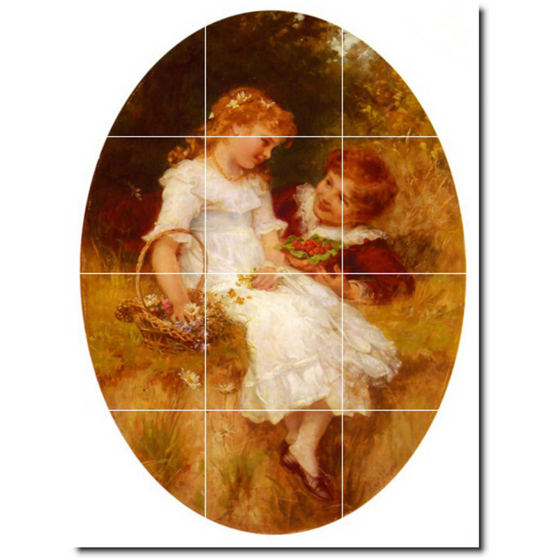 Carreau de peinture murale 24 po x 32 po 8 po x 8 po, Enfants 06503