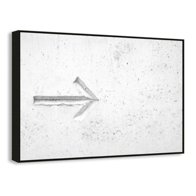 " Arrow On White " by Nik