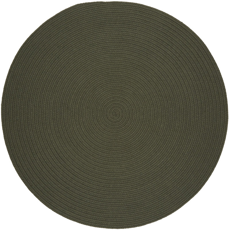 Smyth Wool Indoor Rug, Round 4'