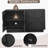 4-Door Large Storage Sideboard, Wood Sideboard Cabinet With Semi-Circular Handles And Adjustable Shelves For Dining Room, Kitchen, And Living Room (Black)-2037492979