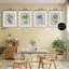 "Kitchen Herbs in Mugs", ensemble de 4 impressions encadrées sous verre, design par Livi Finn-209347938-209347932