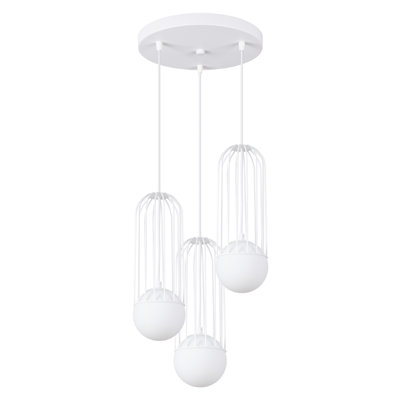 Bonine 3 - Light Stainless Steel Pendant