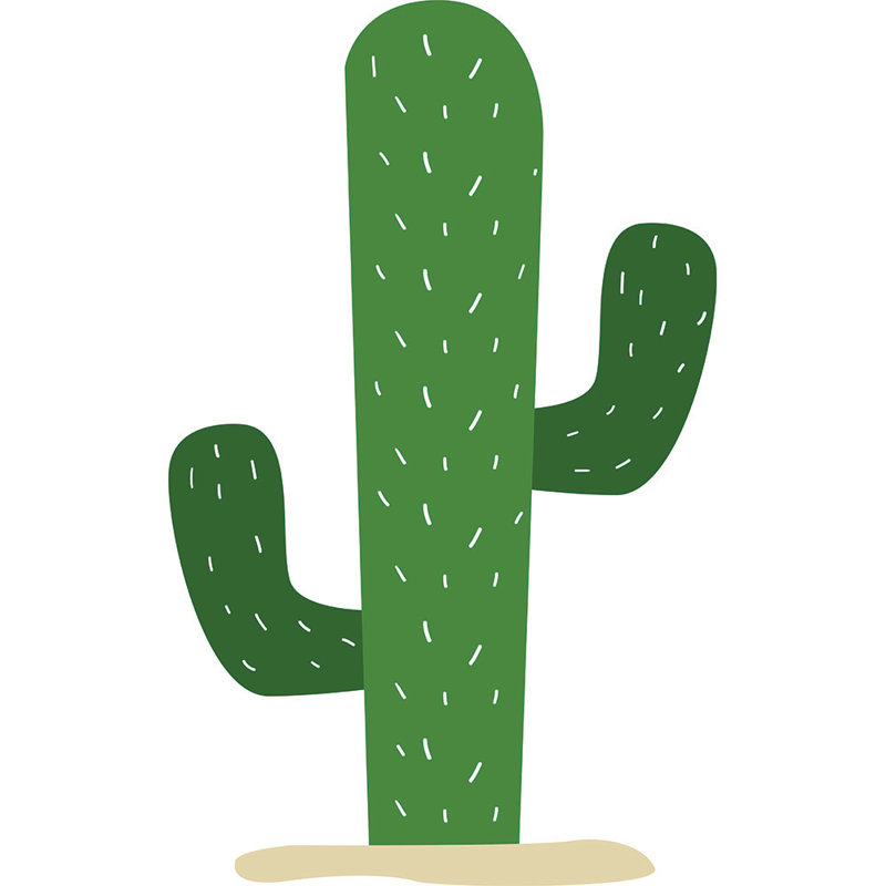 Tall Cactus Cardboard Standup