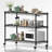 Nyakume 35.65'' W Metal Shelving Unit with Wheels