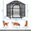 Grande cage pour chien robuste avec couvercle intérieur et extérieur