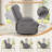 Massage Chair with Swivel and Rocking Function-1136157588