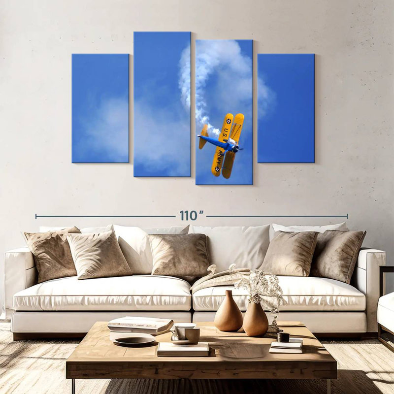 Avion cascade Mait Stearman, H 54 po x l 84 po