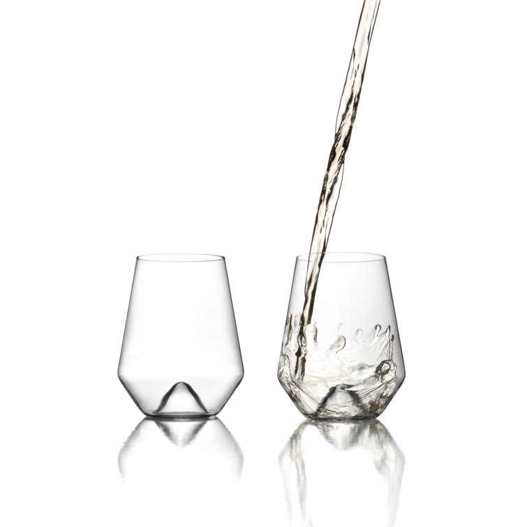 Sempli Design Monti Stemless Wine Glass Set