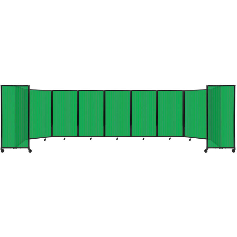 Cloison murale en polycarbonate 360, H 60 po x l 300 po, Vert