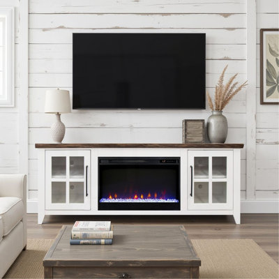 Meuble télé Providence de 66 po pour téléviseur de 80 po ou moins, assemblage minimal requis