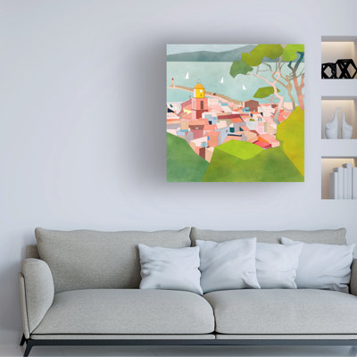Œuvre d'art sur toile à la bolognaise «ologa Ana Rut Bre Saint Tropez »