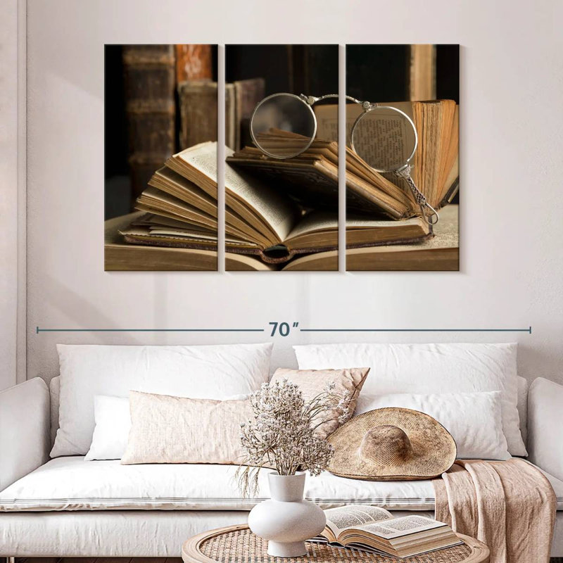 Senne Book Glasses, 32" H x 50" W