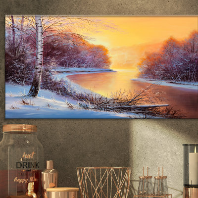 Forêt d'hiver - impression de paysages