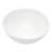 13" L x 13" W White Circular Ceramic Bathroom Sink Vessel Sink