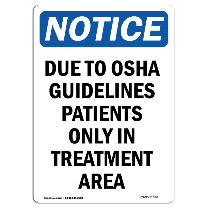 Due to Guidelines Patients Sign
