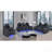 Black Power Recliner With Power Headrest And LED Light-1704038940