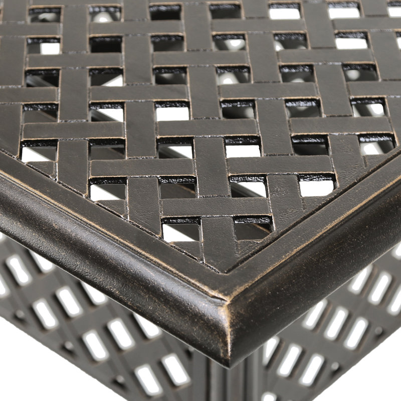 Table de patio extensible en fonte Cast