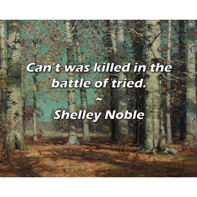 Citation de Shelley Noble: «Can’t was tue» dans la bataille de «jugé».
