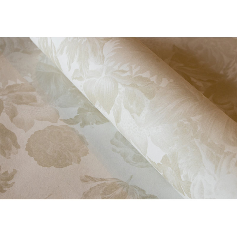 Cardy A Flower Rain Design 4-Panel Wall Mural 2.7m height x 280cm width, Almond