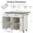 53.5''Farmhouse Kitchen Island With Power Outlet-1472125204
