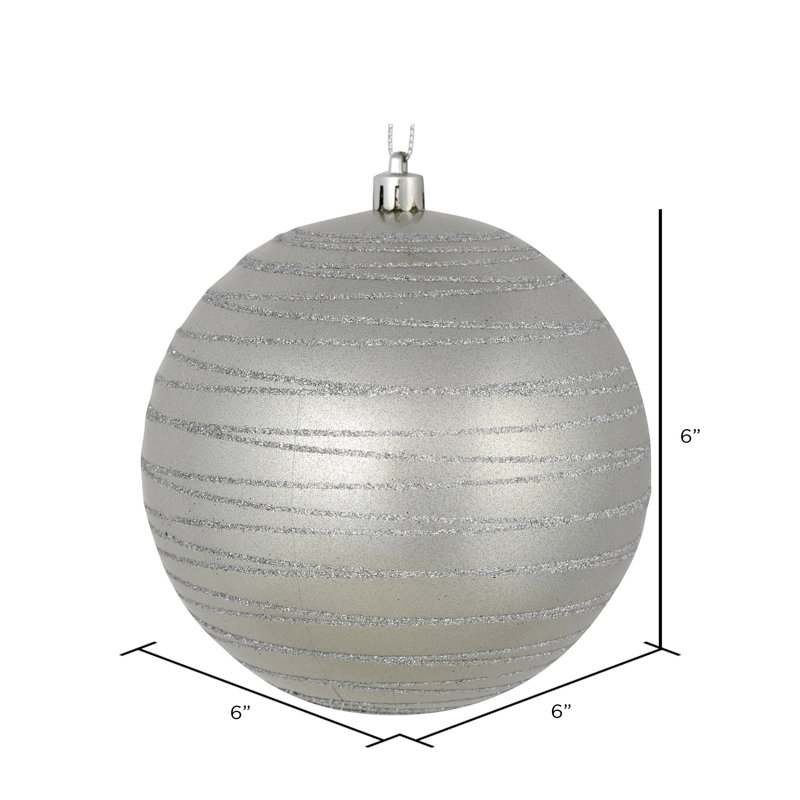Ornement boule de bonbon, Argent