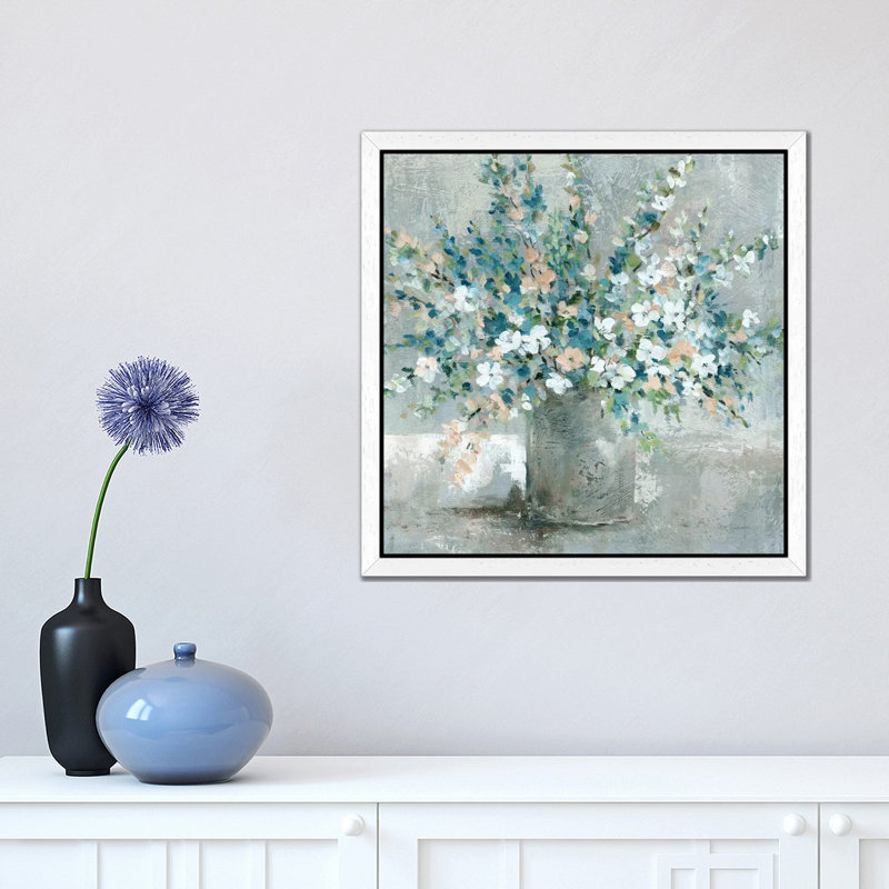 Gathered From The Farm by Carol Robinson - Wrapped Canvas Painting, 66.04 cm H x 66.04 cm W, White Framed