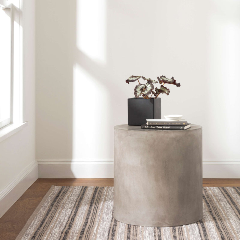Sooner Than Later Neutral Handwoven Indoor/Outdoor Rug, Rectangle 5' x 8'