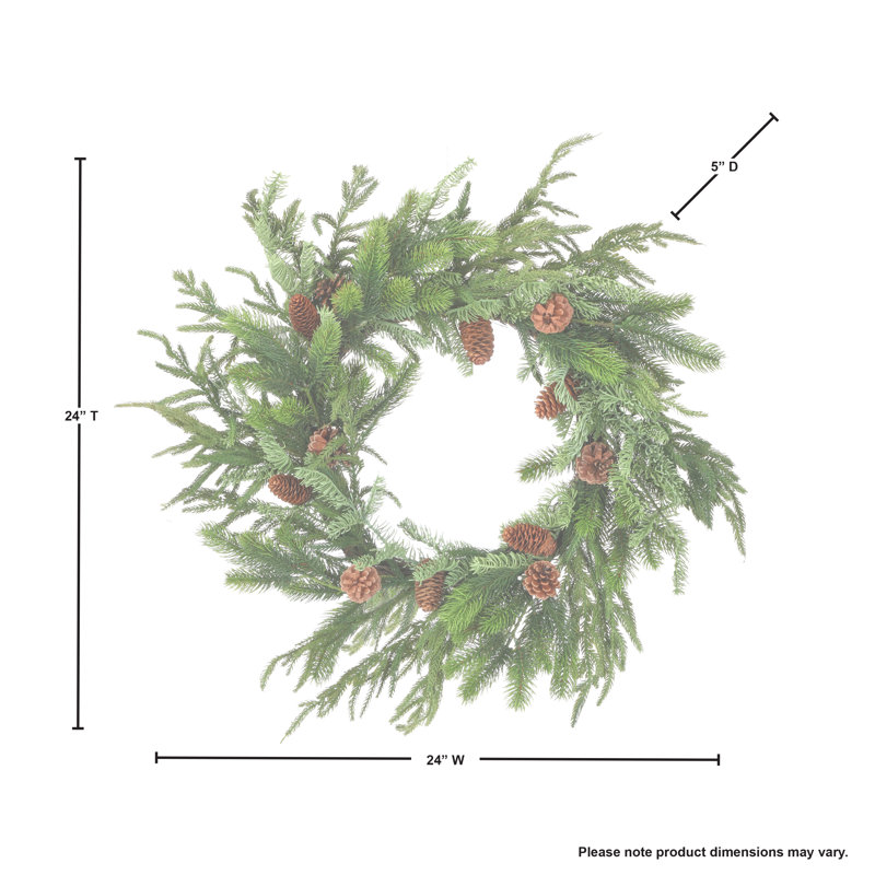 Faux 24'' Wreath