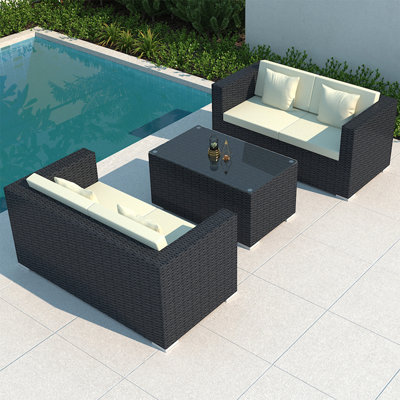Seya 4 - Person Patio Conversation Set with Cushions