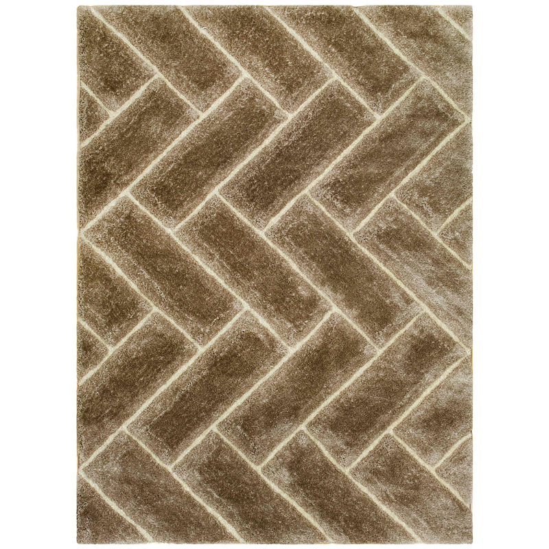 Geometric Indoor Rug, Rectangle 5' x 7'