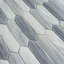 10,28 po X 12,52 po Carreau de mosaïque en verre brillant Picket