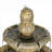 Fountains 47.2" 2-Tier Freestanding Outdoor Fountain for Garden Backyard Patio | Concrete / Cement | Waterfall Tiered Fountain