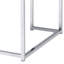 Table basse rectangulaire avec table en bois et métal, chic moderne