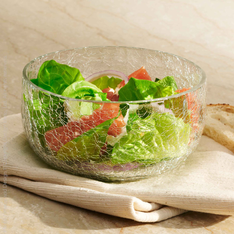 Orren Ellis Jadrian Glass Serving Bowl