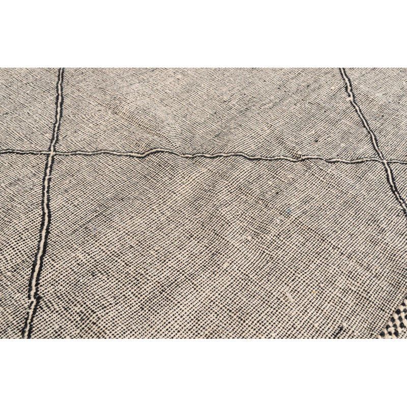 Mosser Black and White Rug