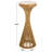 Wilma Wood/Marble Accent Table