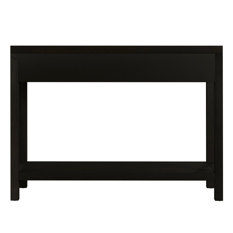 Nora 2 Drawer Console Table, Antique Coffee