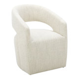 Camino Performance Fabric Rolling Arm Chair