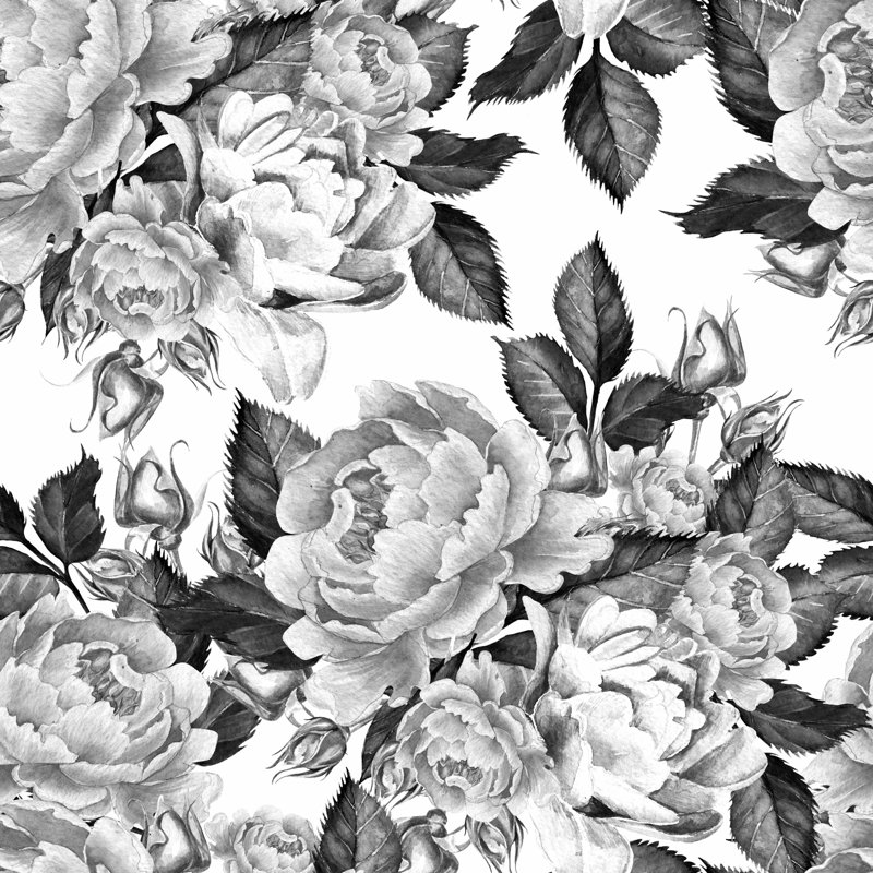 Panneau mural 4 pièces pivoines kiwi, L 10,42 pi x l 125 po