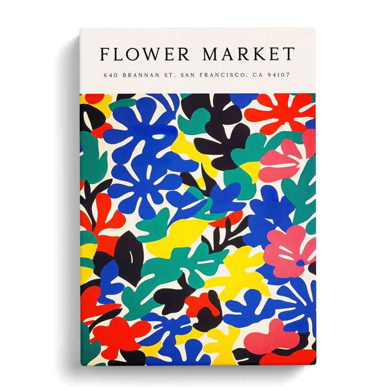 San Francisco Flower Market Exhibition No.6 - Wrapped Canvas, 91cm H x 60cm W x 3cm D