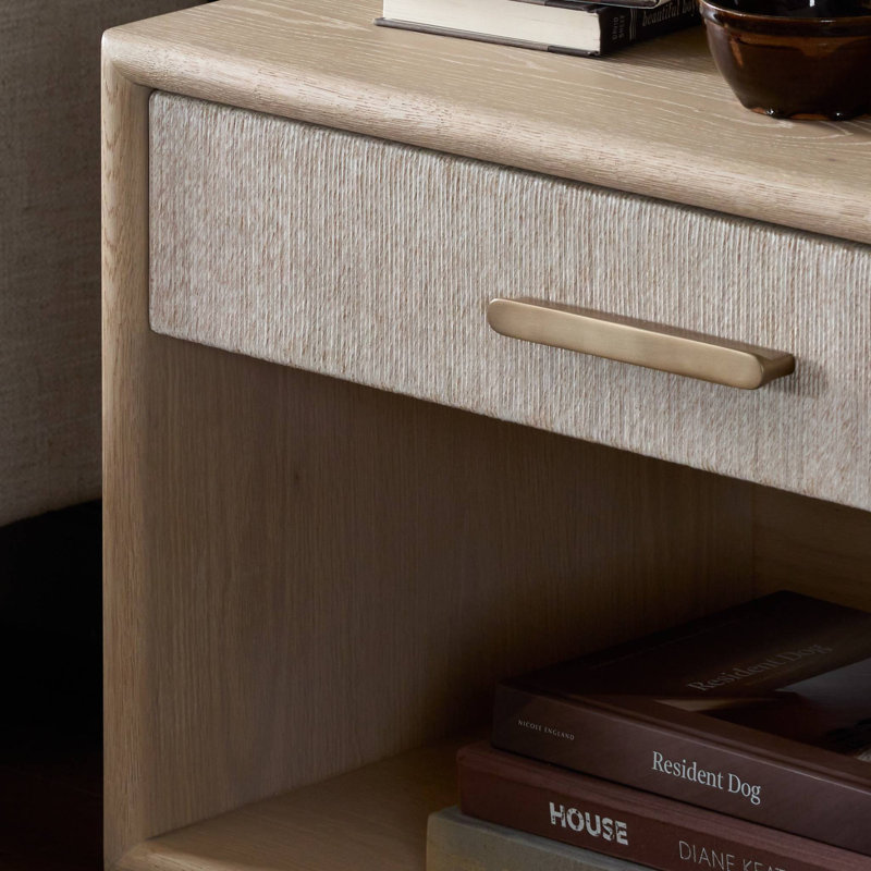 Rosenell Open Nightstand, White