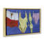 «Bathing Suits on Laundry Line», art mural sur toile flottant noir, design par Grace Popp-1674246955-1674015264