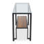 Talbott 36cm Glass Top Console Table