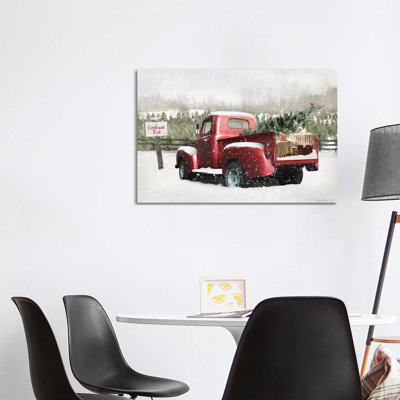 Winter Stop 1 Piece Wrapped Canvas Wall Art