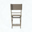 Ensemble de chaises pliantes en bois d'acacia 4 pièces Positano